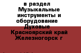  в раздел : Музыкальные инструменты и оборудование » Духовые . Красноярский край,Железногорск г.